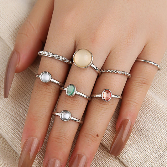 Multicolor Knuckle Ring Accessories for Women