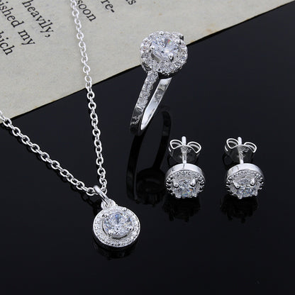 Zircon Jewelry Suit Set Accessories for Women