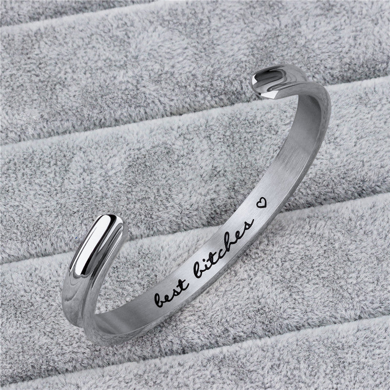 Stainless Steel Bracelets Accessories Gift for Best Friend