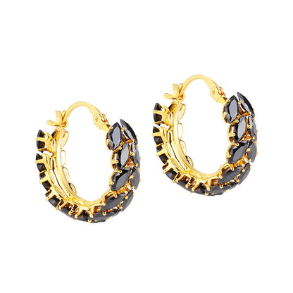 Women Black Earrings Jewelry