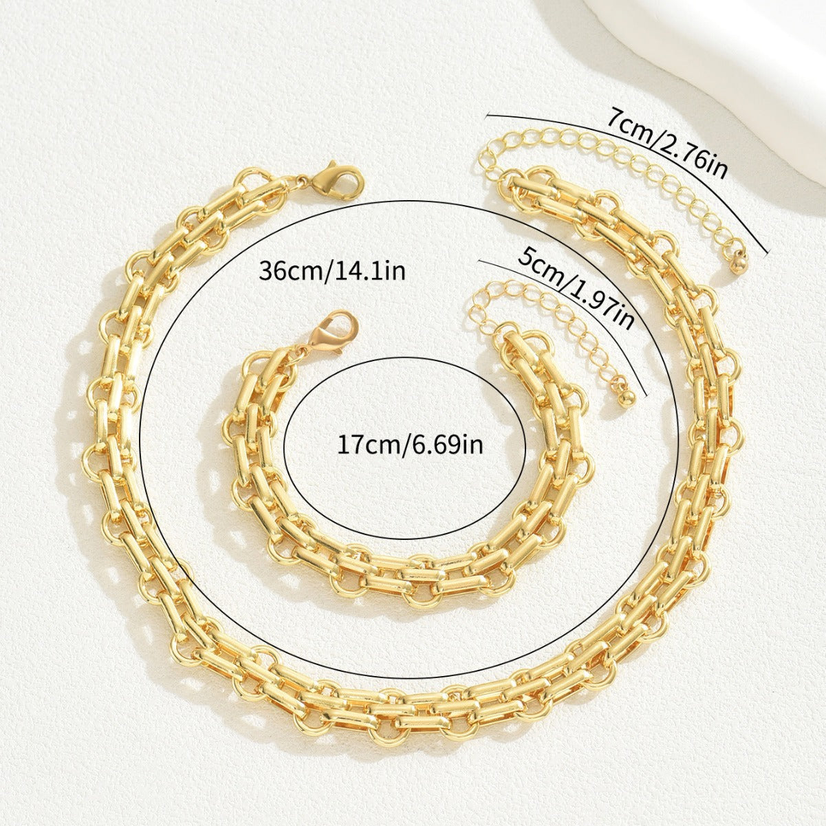 Women Gold Jewelry Set