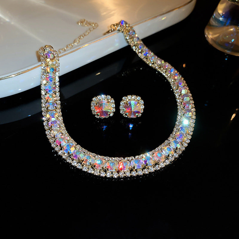 Diamond Earrings & Necklace for Women