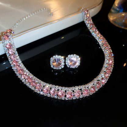 Diamond Earrings & Necklace for Women