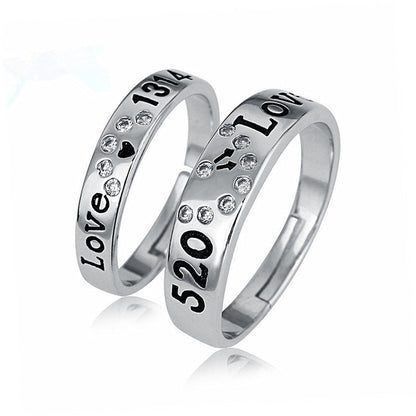 Diamond Silver Rings Women