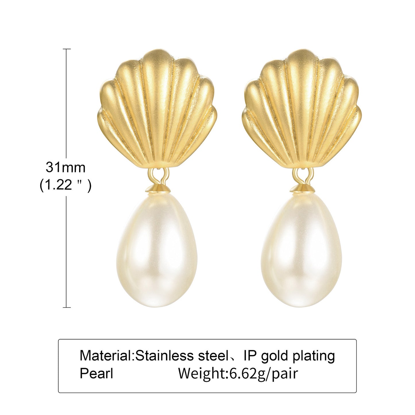 18K Gold Earrings