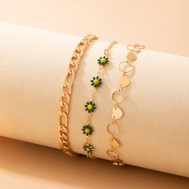 Flower Anklet Jewelry