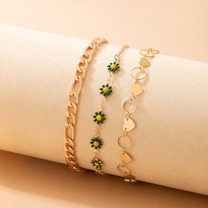 Flower Anklet Jewelry