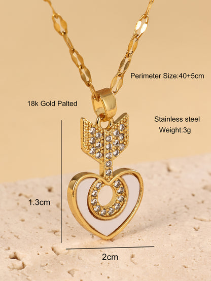 Love Arrow Necklace Women