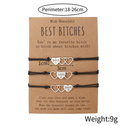 Heart Bracelet for Bestfriends