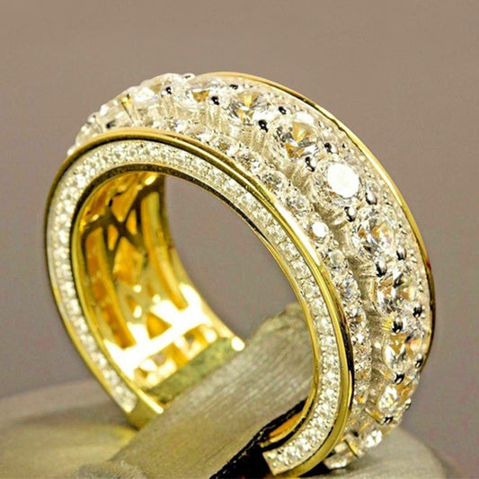 Gold Full Diamond Ring