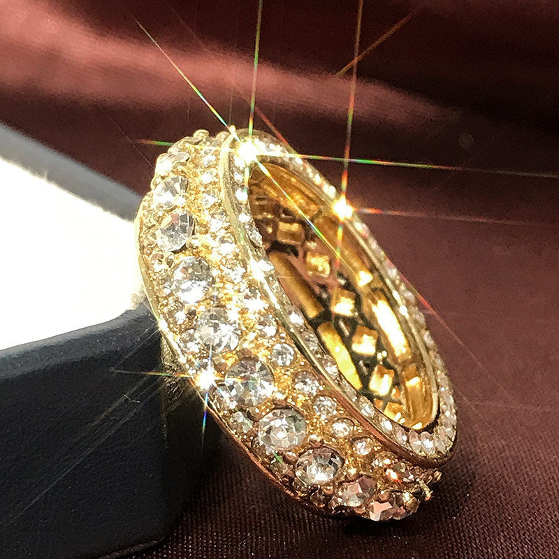 Gold Full Diamond Ring