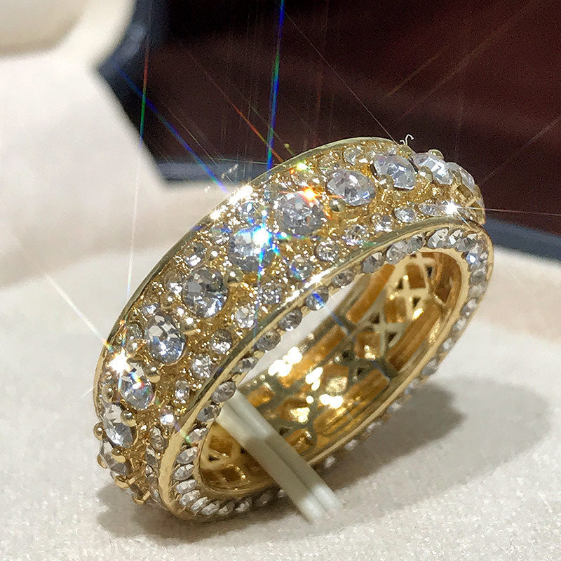 Gold Full Diamond Ring