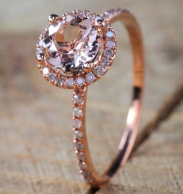 18K Rose Gold Ring