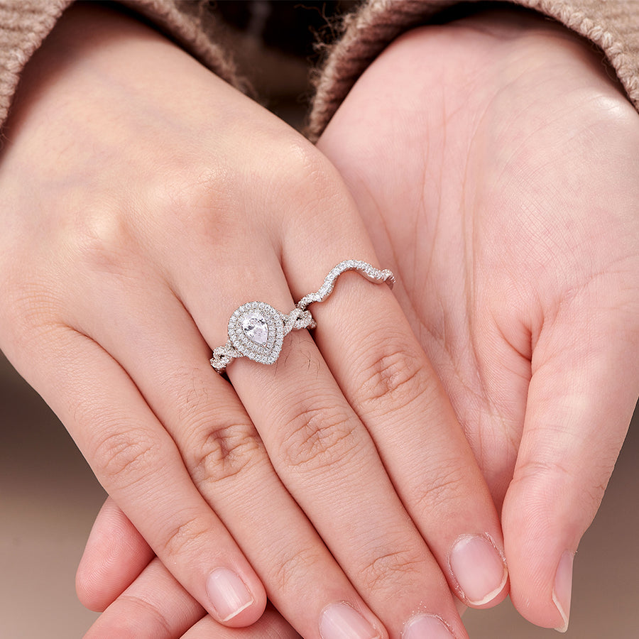 Silver Jewelry Ring for Weddings