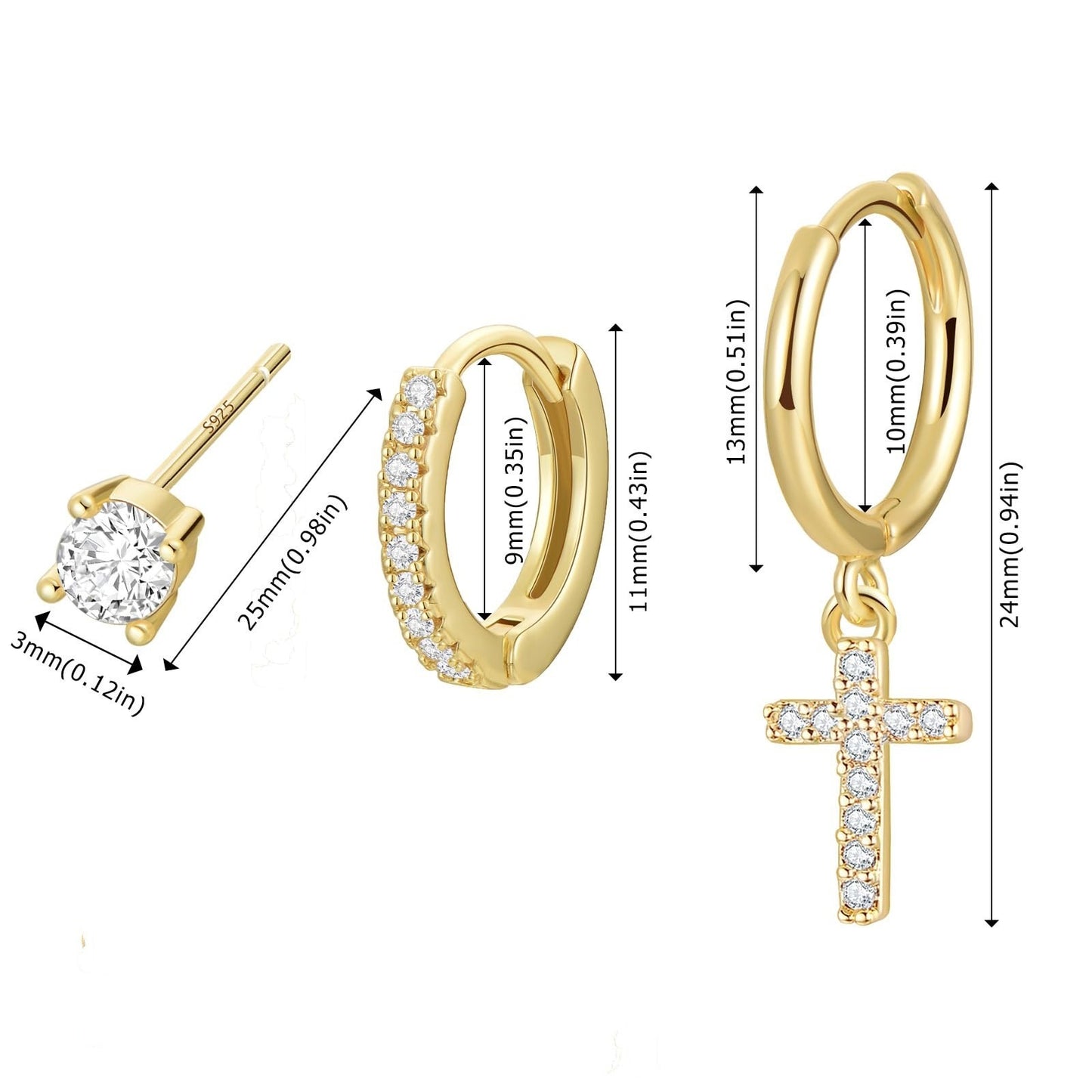 Women Zircon Earrings