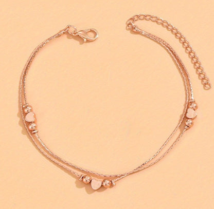 Double Layered Heart Bracelet