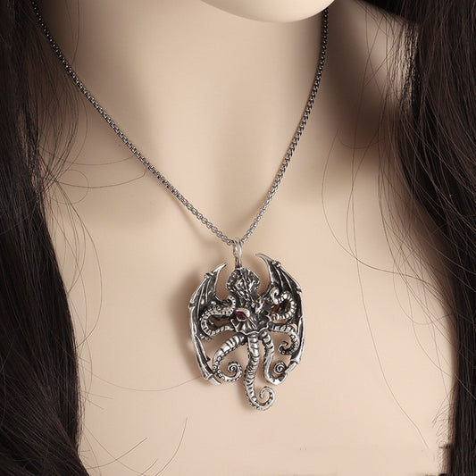 Octopus Monster Necklace Unisex Jewelry Accessories