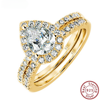 Engagement Gold Wedding Rings for Women